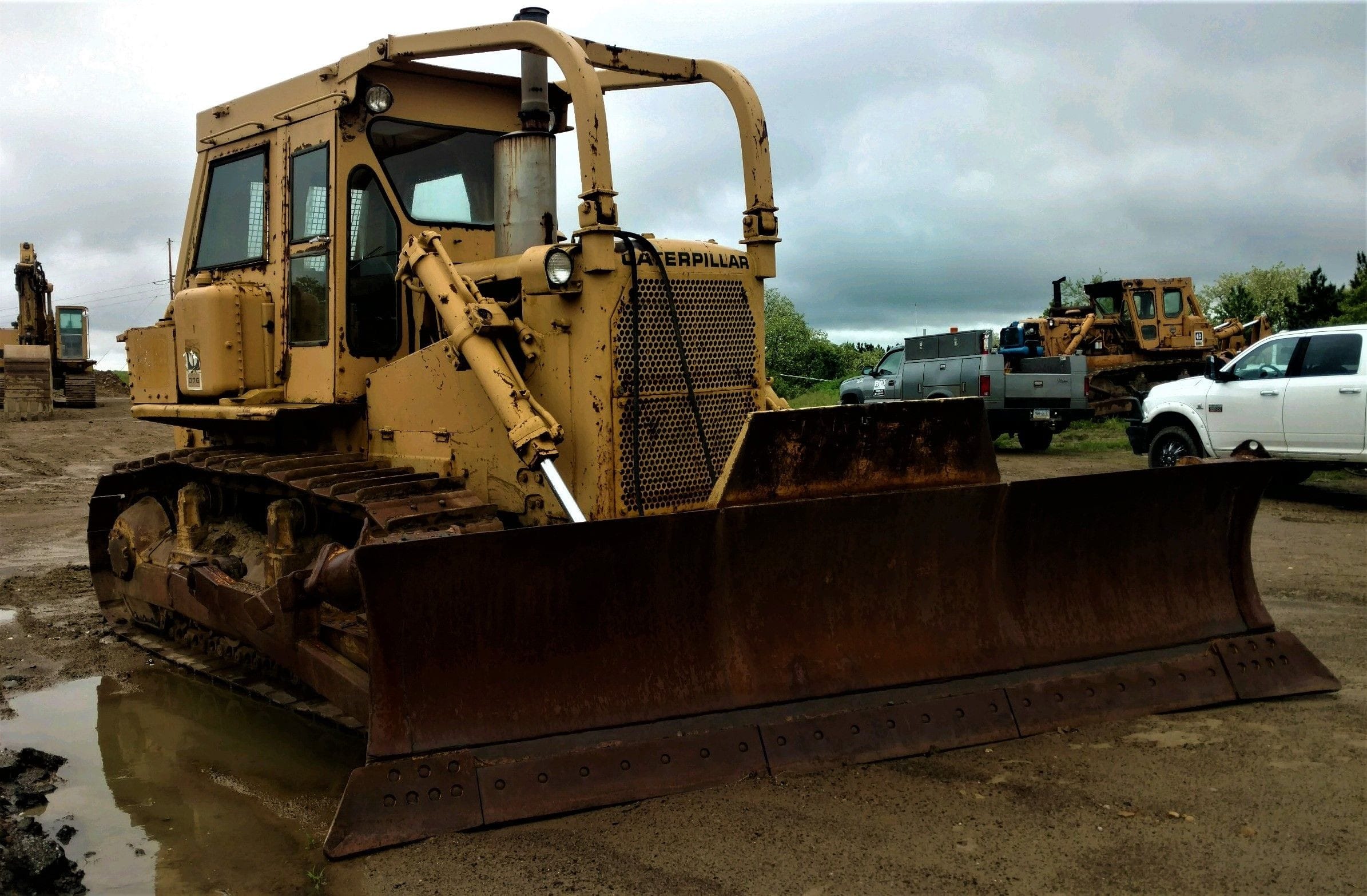 The Front of a Bulldozer